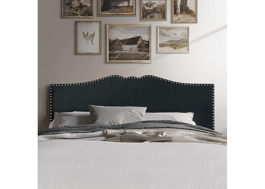 Romtara Charcoal Queen Headboard