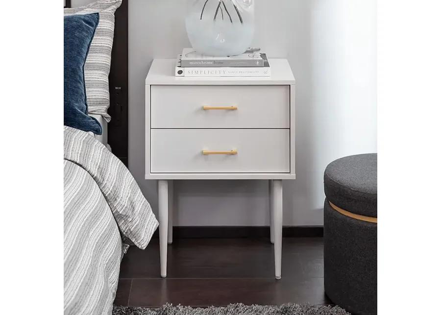 Shealy White Nightstand