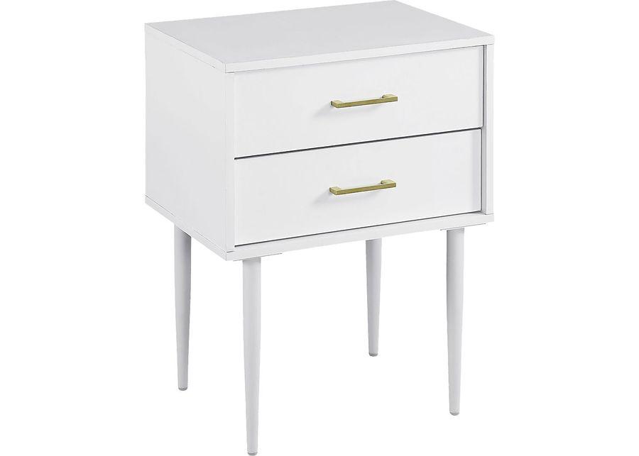 Shealy White Nightstand