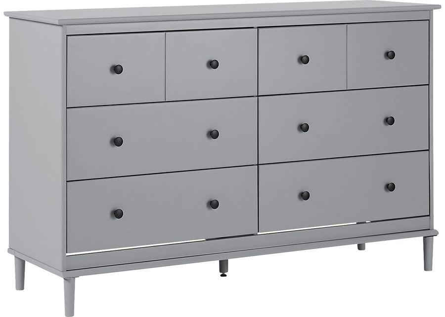 Murrell Gray 6 Drawer Dresser