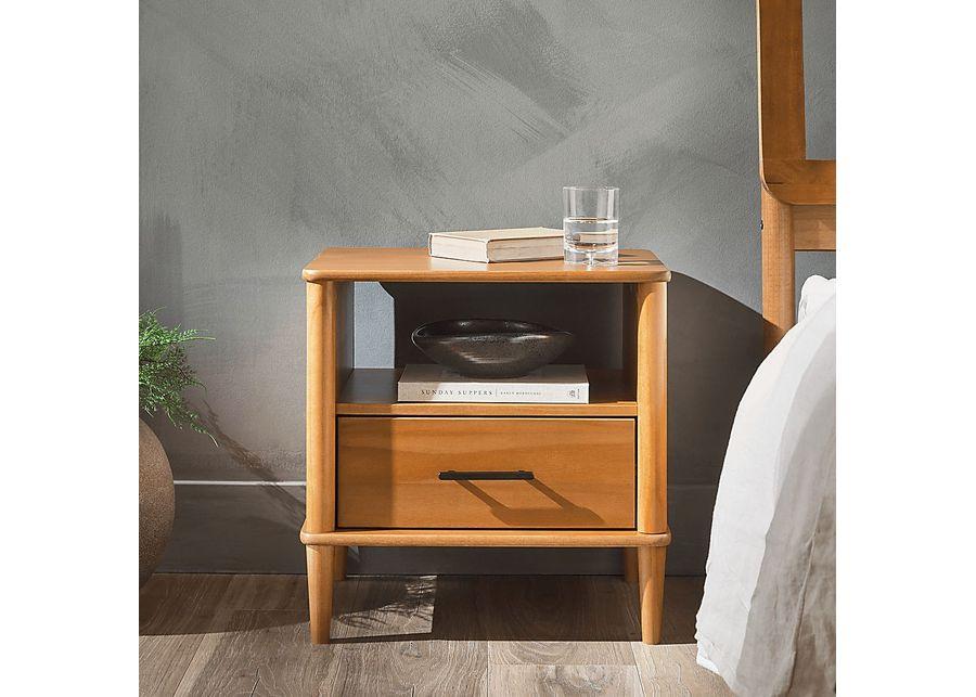 Manorhaven Caramel Nightstand