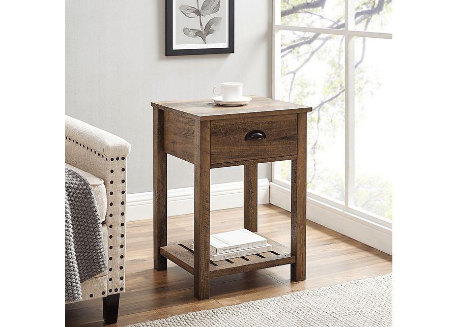 Tabbystone Oak Nightstand