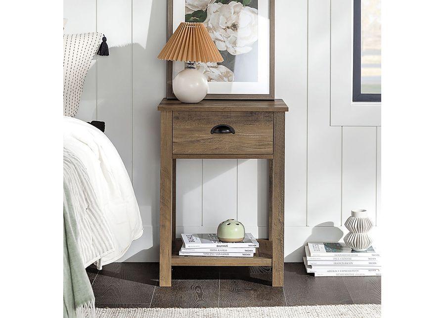 Tabbystone Oak Nightstand