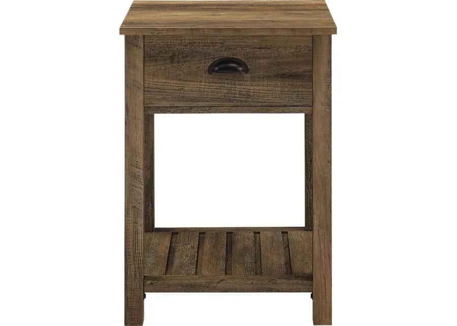 Tabbystone Oak Nightstand