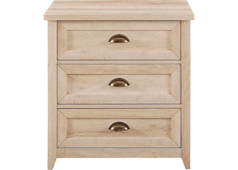 Milesford White Nightstand