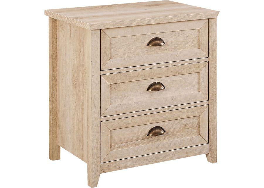 Milesford White Nightstand