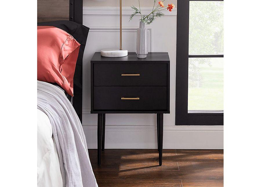 Meissen Black Nightstand