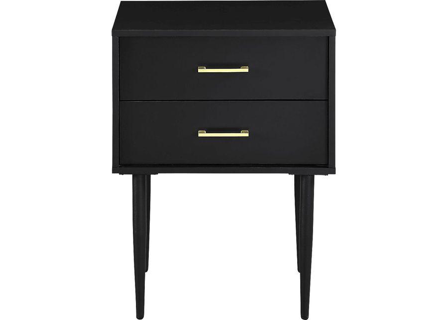 Meissen Black Nightstand