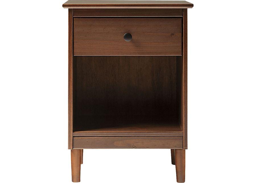 Cadmium Walnut Nightstand