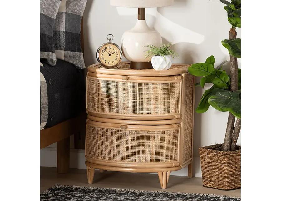 Ixora Brown Nightstand