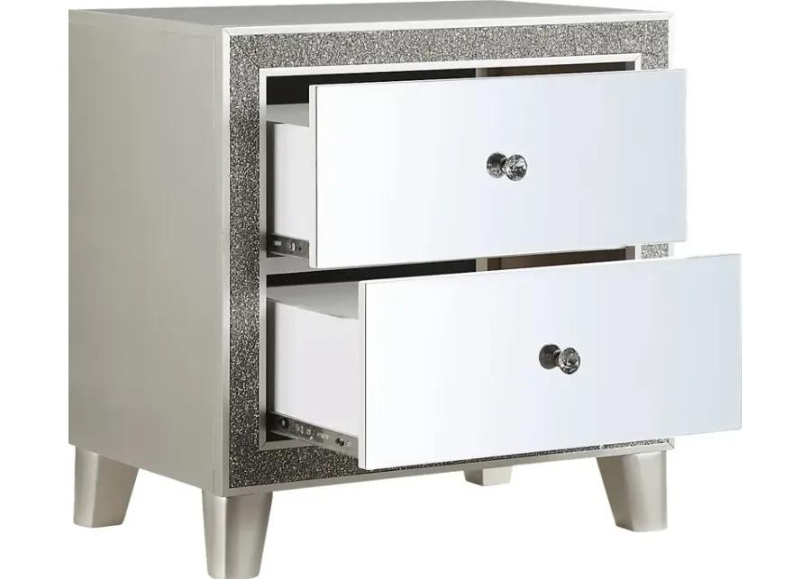 Desiles Champagne Nightstand