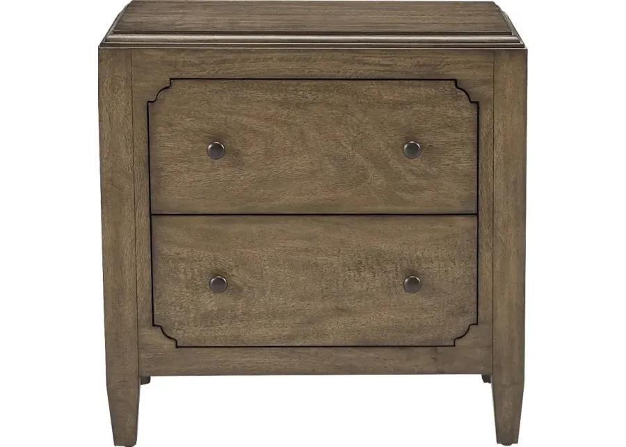 Horsepen Brown Nightstand