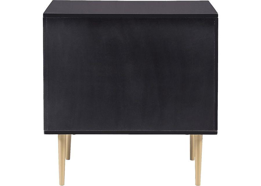 Thyson Black Nightstand