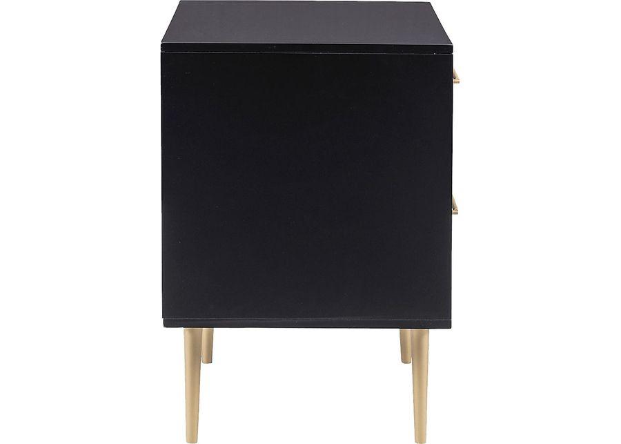 Thyson Black Nightstand