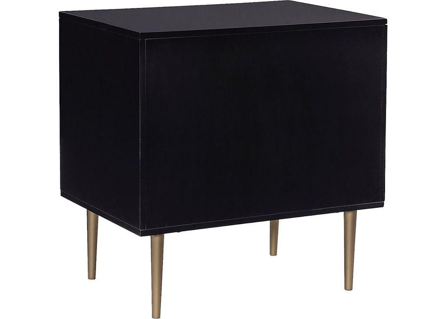 Thyson Black Nightstand