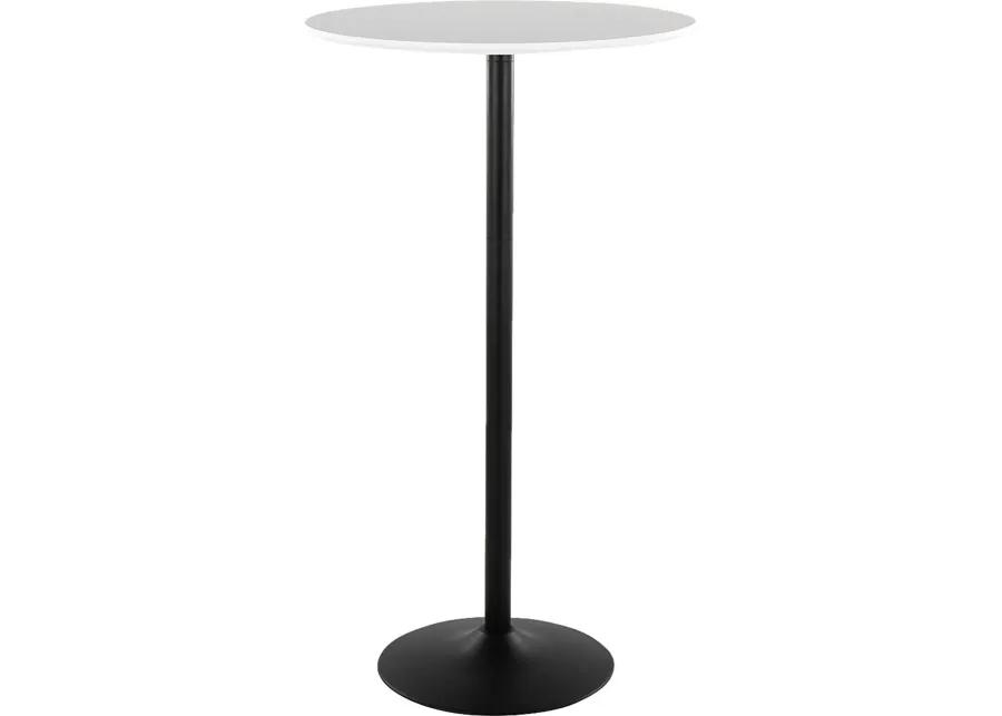 Tallfern White Adjustable Pub Table