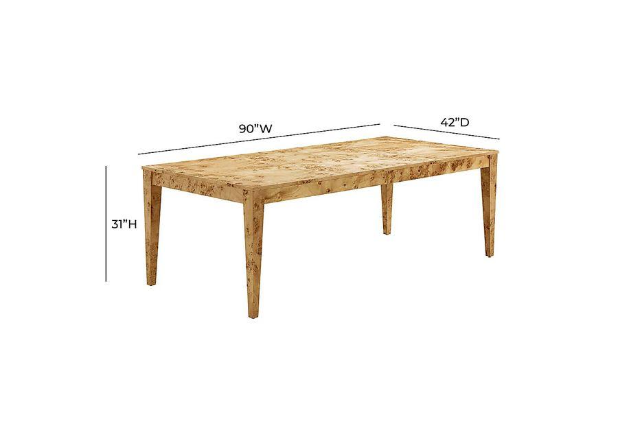 Ailshie V Natural Dining Table