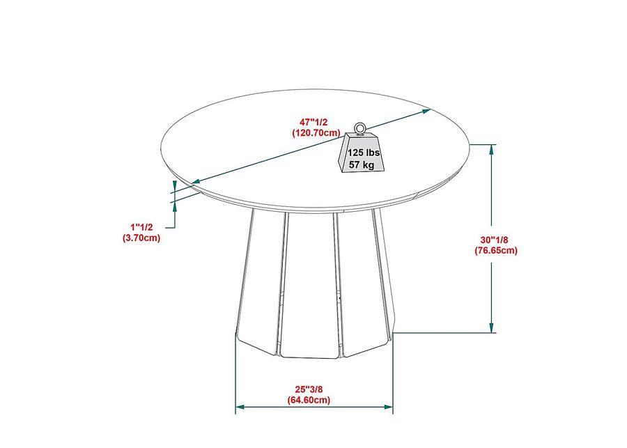 Belicourt Black Dining Table