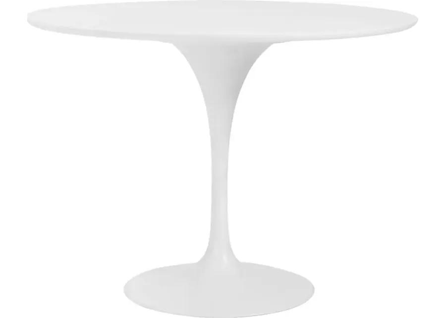 Kurela II White Dining Table