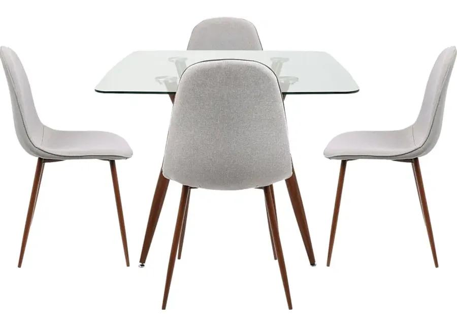 Lamirda I Gray 5 pc. Dining Set