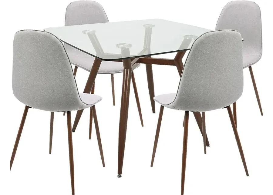 Lamirda I Gray 5 pc. Dining Set