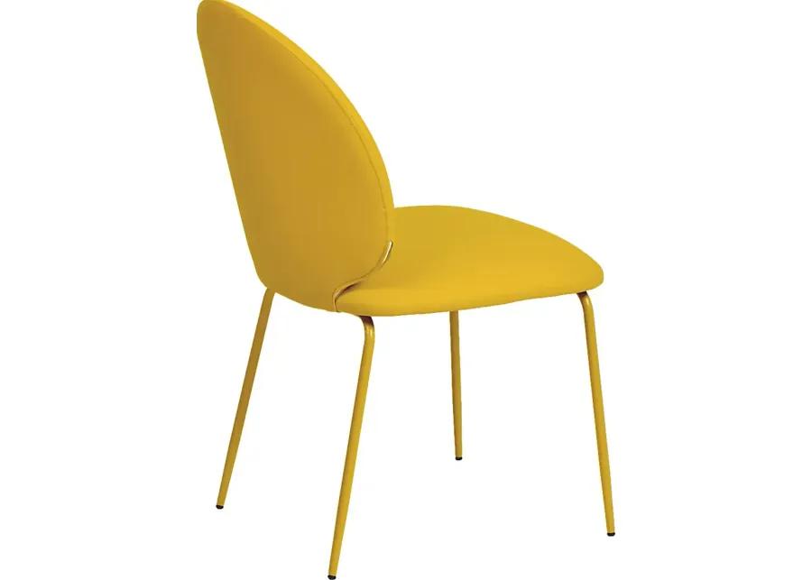 Giammona Yellow Side Chair, Set of 2