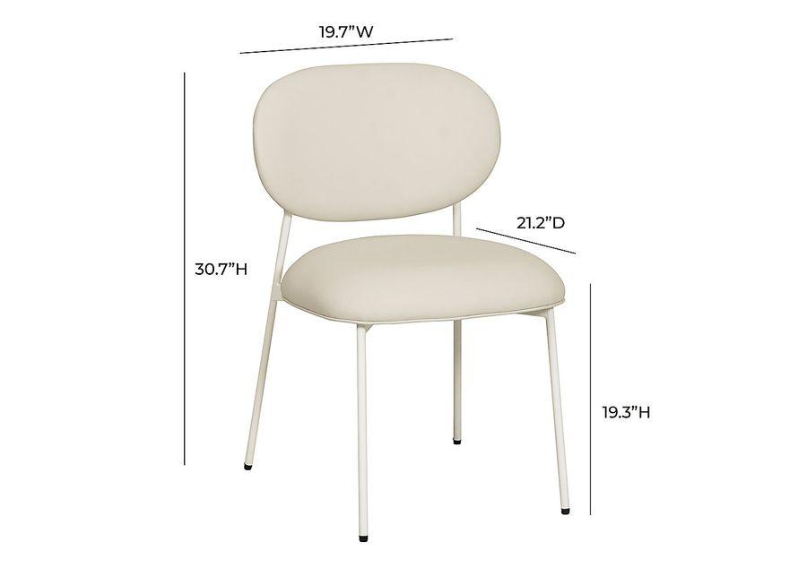 Keloba IV Cream Dining Chair, Set of 2