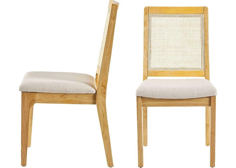 Annerly Beige Side Chair, Set of 2