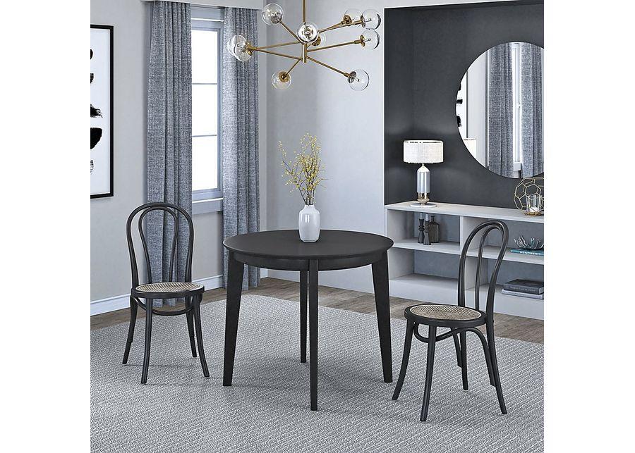 Brouwers Black Dining Chair, Set of 2