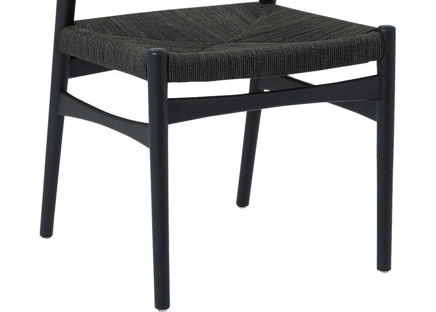 Wapemar Black Side Chair, Set of 2