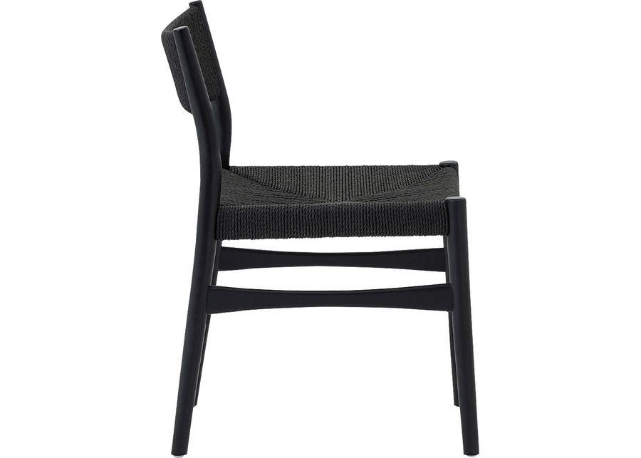 Wapemar Black Side Chair, Set of 2