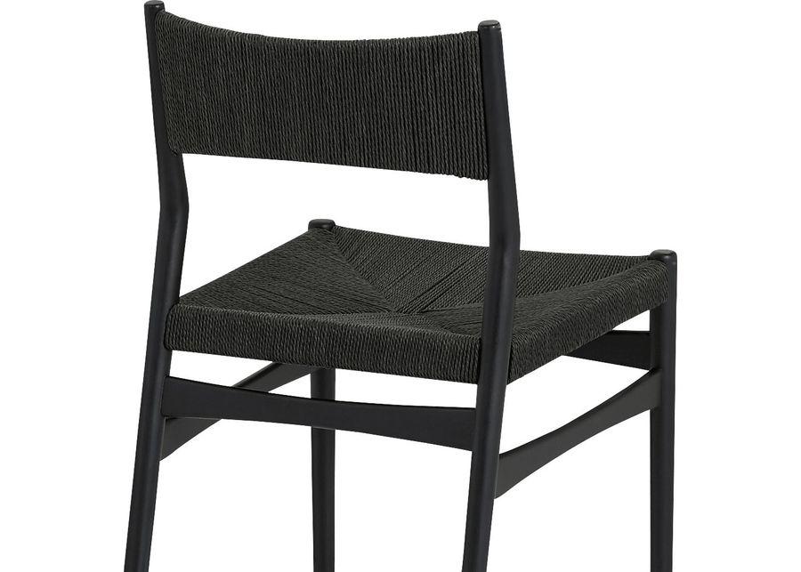 Wapemar Black Side Chair, Set of 2