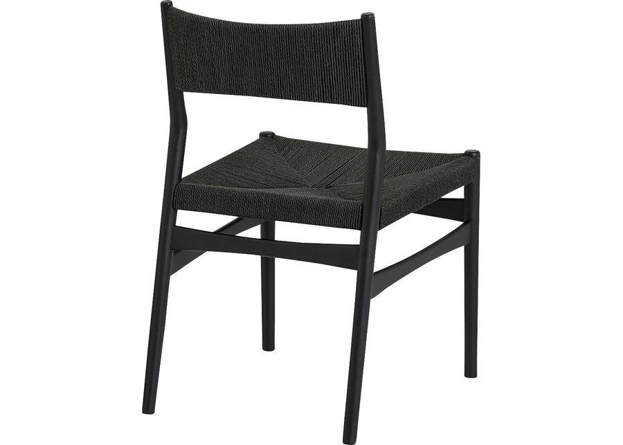 Wapemar Black Side Chair, Set of 2