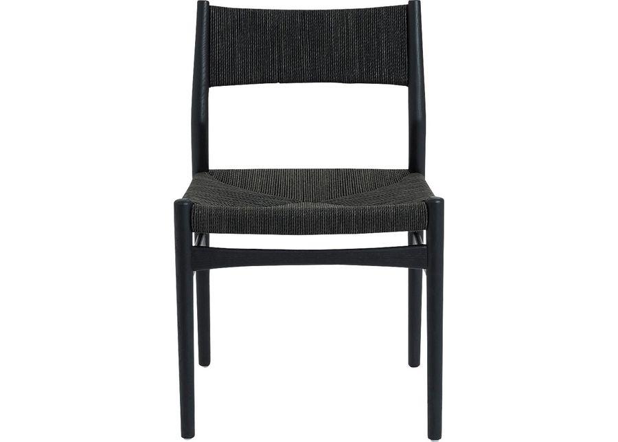 Wapemar Black Side Chair, Set of 2