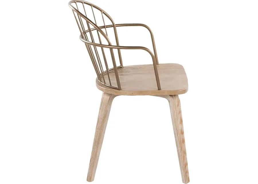 Hollyridge Natural Arm Chair, Set of 2