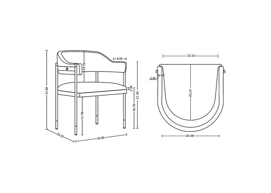 Franconia Gray Arm Chair