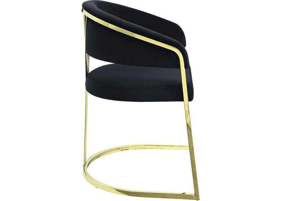 Saadi Black Arm Chair