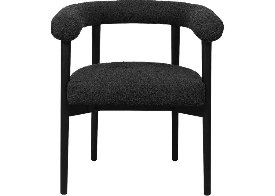 Guardino Black Arm Chair