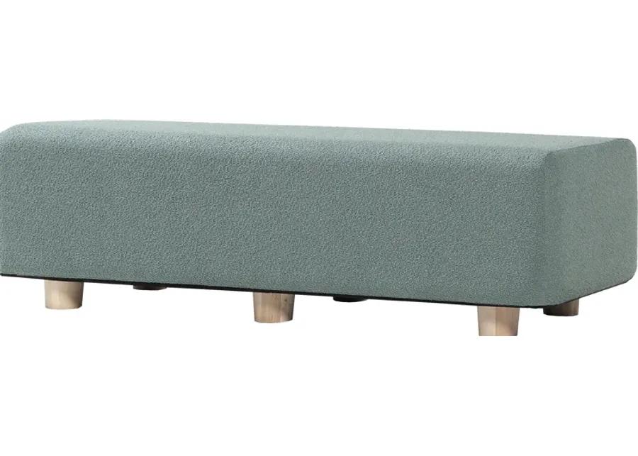 Bellemere Green Queen Bed Bench