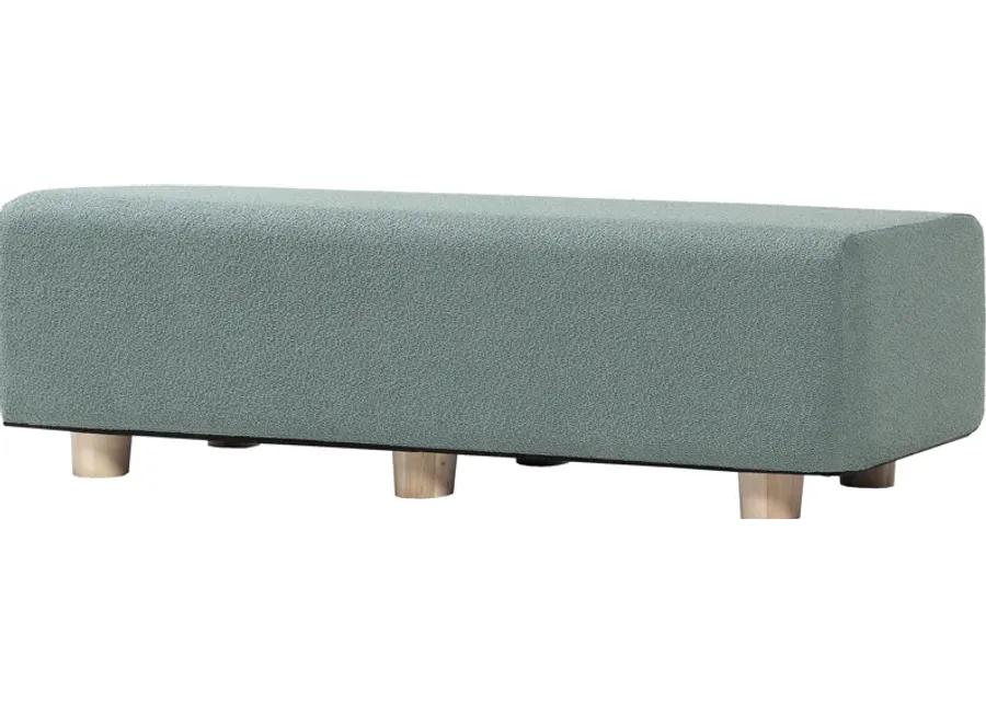 Bellemere Green King Bed Bench