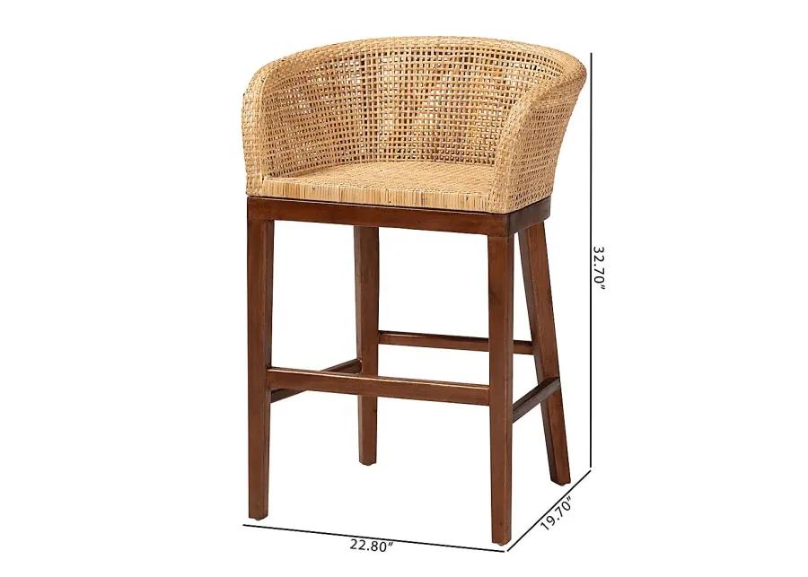 Lecinda Brown Counter Stool