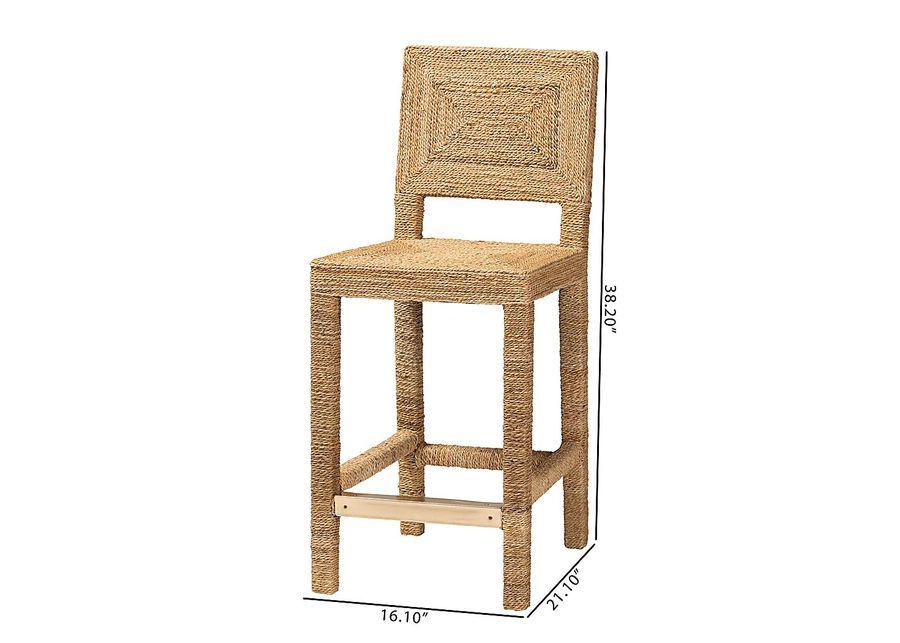 Joscara Brown Counter Stool