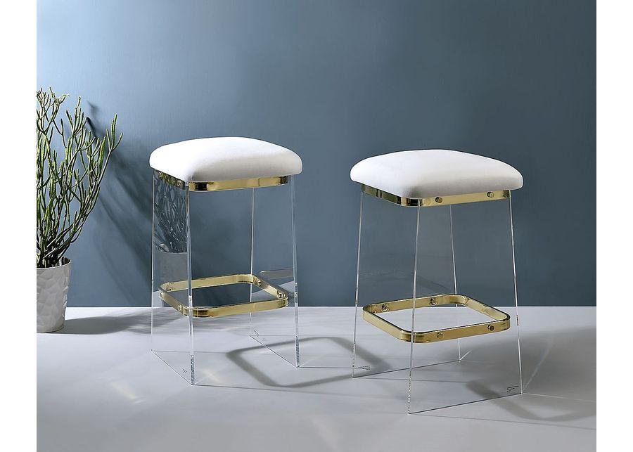 Valelo Gold Counter Stool, Set of 2