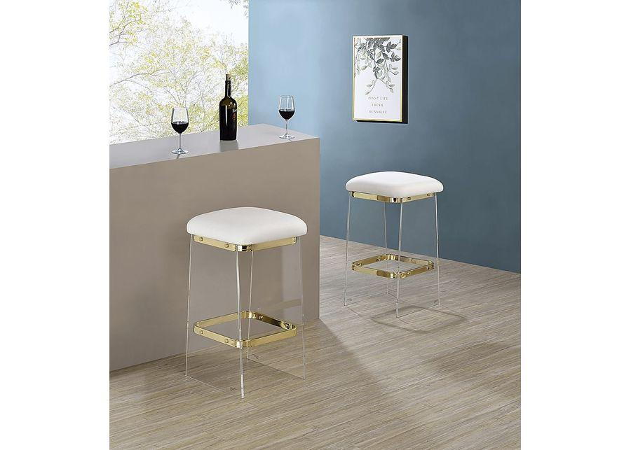 Valelo Gold Counter Stool, Set of 2