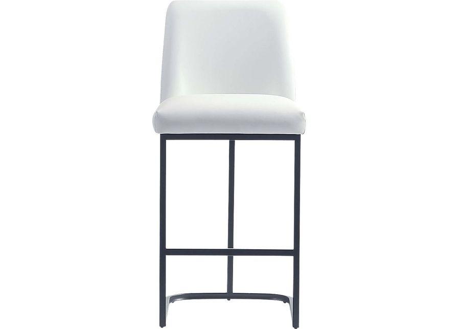 Foxiana White Counter Stool