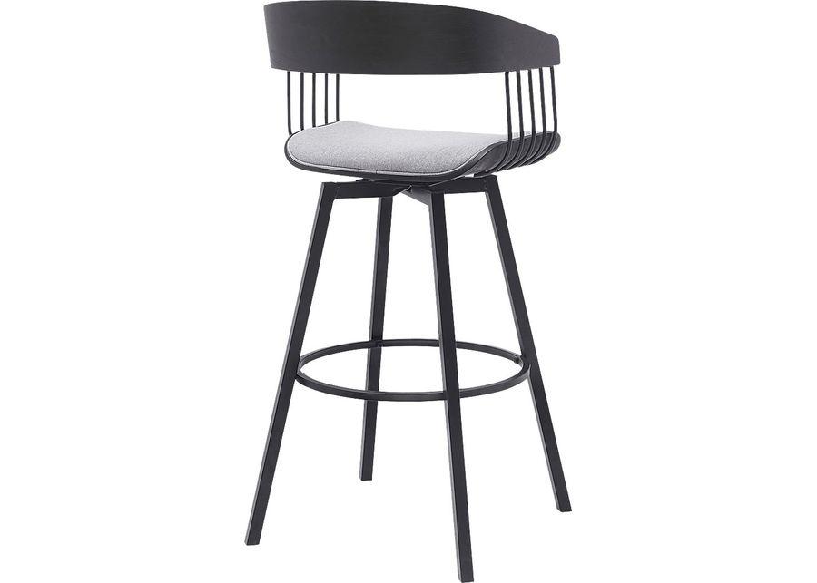 Rowtimber Gray Swivel Barstool