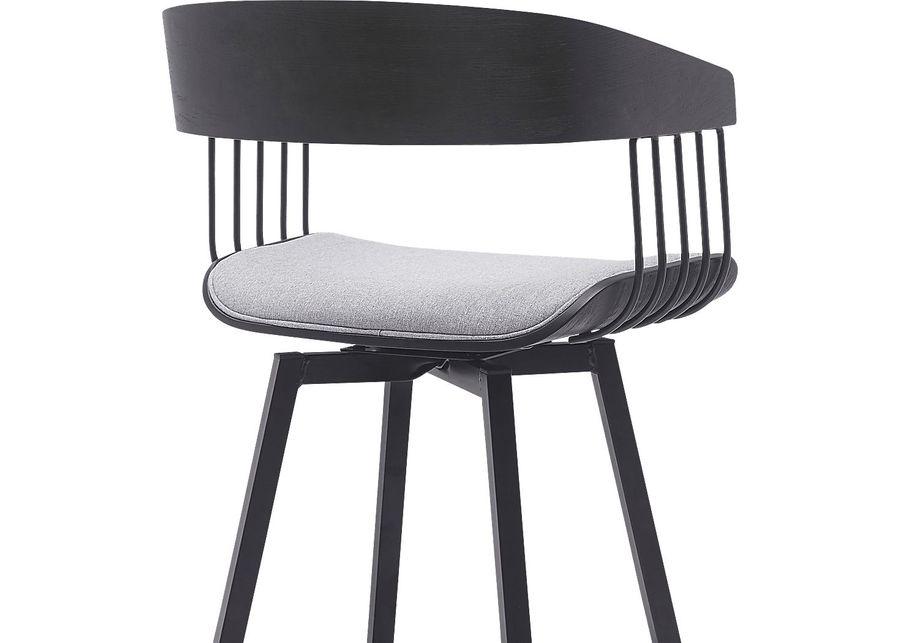 Rowtimber Gray Swivel Barstool