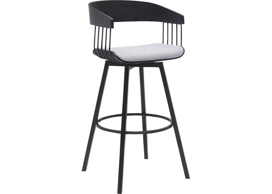 Rowtimber Gray Swivel Barstool