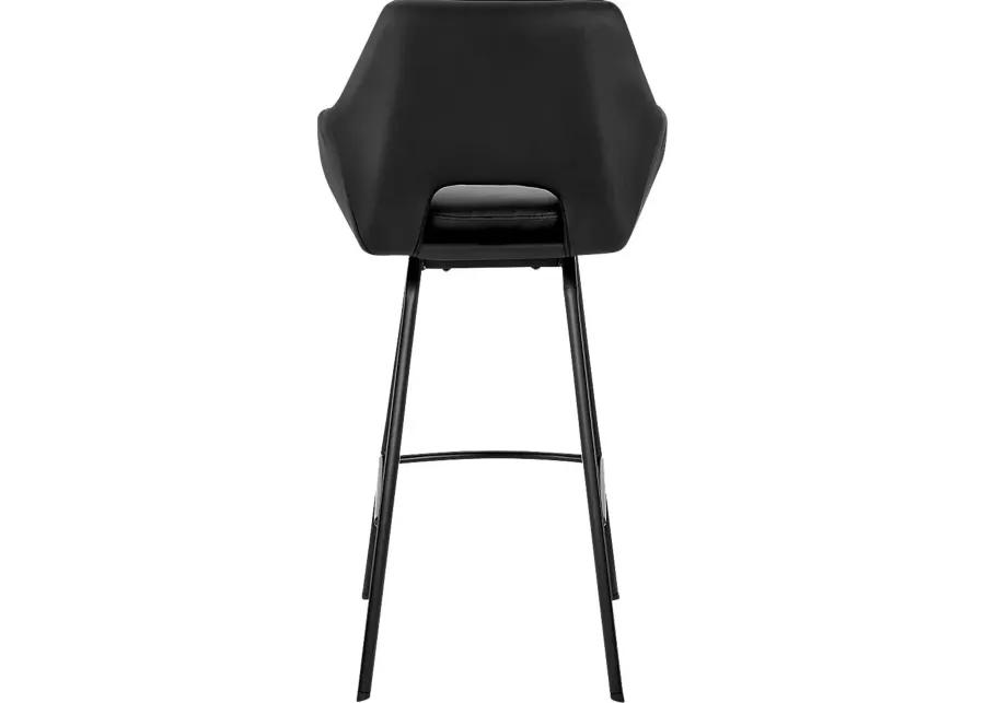 Lanelaw Black Swivel Barstool