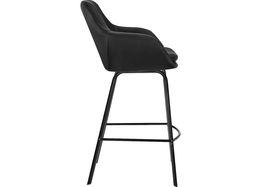 Lanelaw Black Swivel Barstool